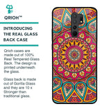Elegant Mandala Glass Case for Redmi 9 prime