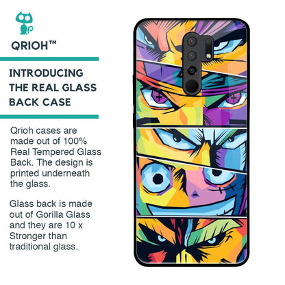 Anime Legends Glass Case for Redmi 9 prime