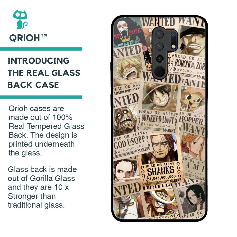 Dead Or Alive Glass Case for Redmi 9 prime