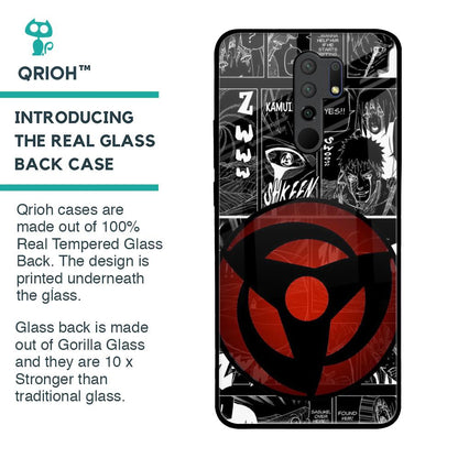 Sharingan Glass Case for Redmi 9 prime