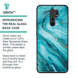 Ocean Marble Glass Case for Redmi 9 prime