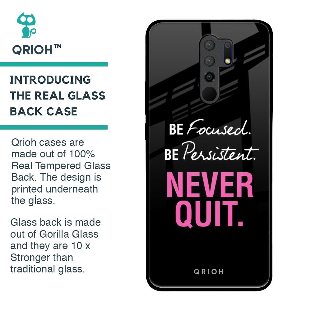 Be Focused Glass Case for Redmi 9 prime