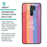 Lucky Abstract Glass Case for Redmi 9 prime
