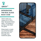 Wooden Tiles Glass Case for Redmi 9 prime