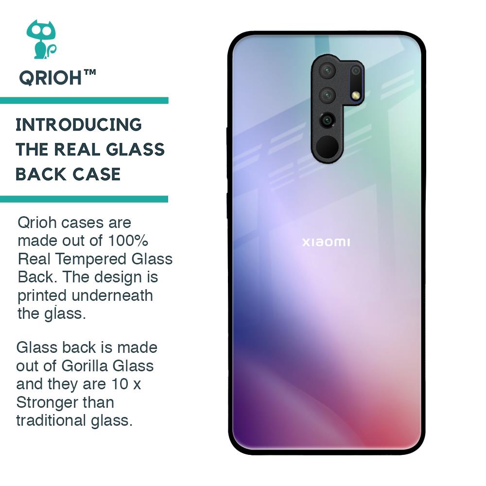 Abstract Holographic Glass Case for Redmi 9 prime