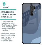Navy Blue Ombre Glass Case for Redmi 9 prime