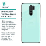 Teal Glass Case for Redmi 9 prime