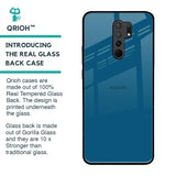 Cobalt Blue Glass Case for Redmi 9 prime
