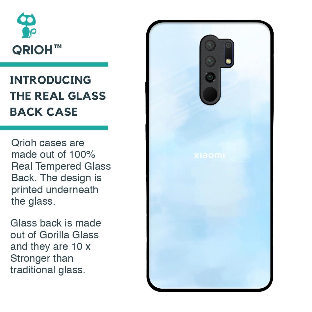Bright Sky Glass Case for Redmi 9 prime