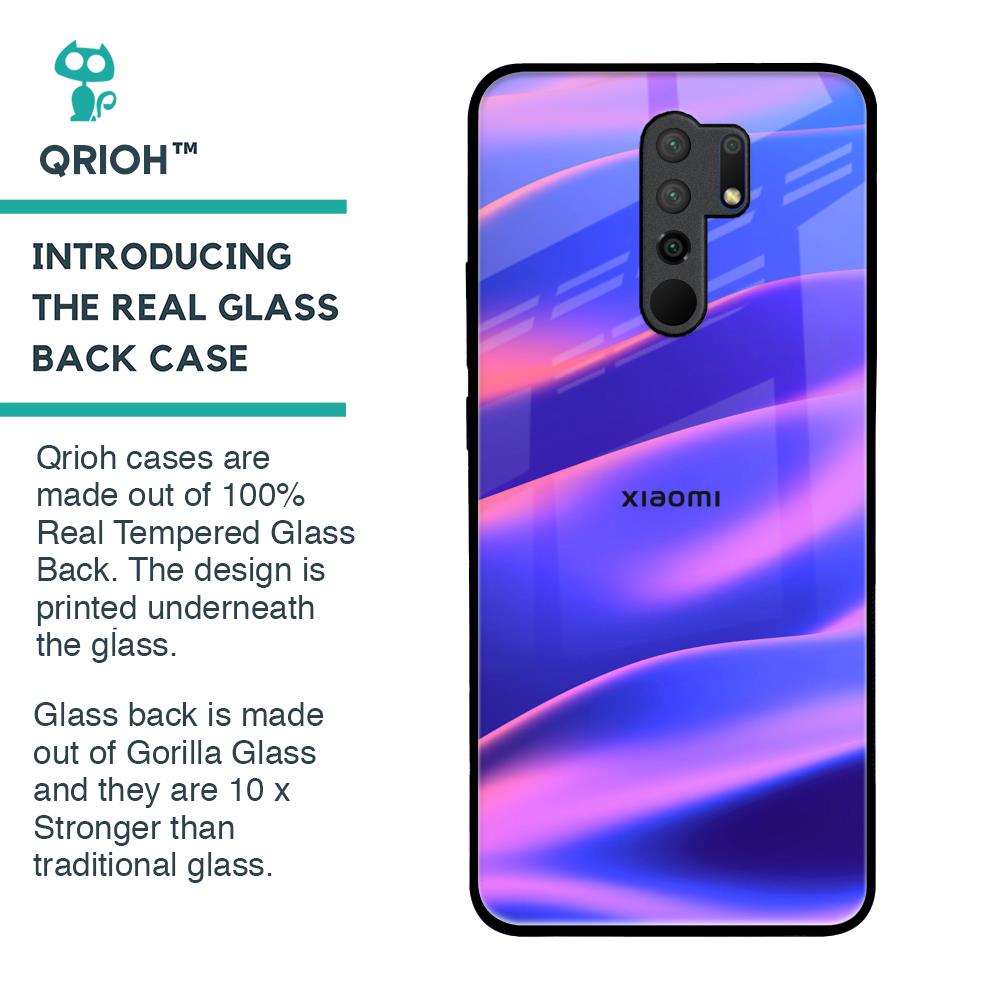 Colorful Dunes Glass Case for Redmi 9 prime