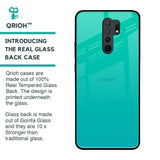 Cuba Blue Glass Case For Redmi 9 prime