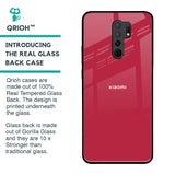 Solo Maroon Glass case for Redmi 9 prime