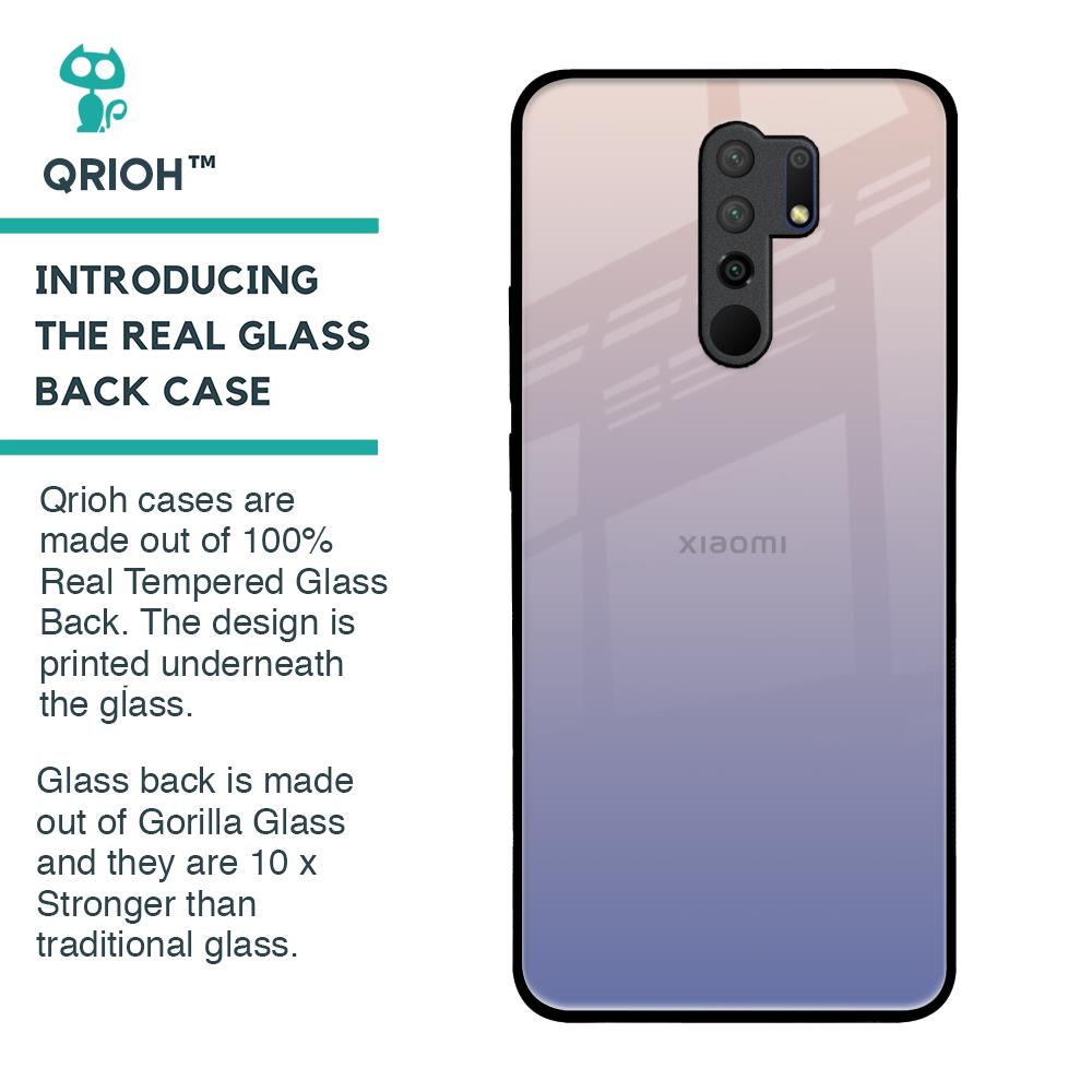 Rose Hue Glass Case for Redmi 9 prime