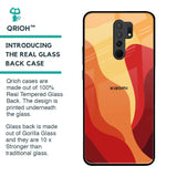 Magma Color Pattern Glass Case for Redmi 9 prime