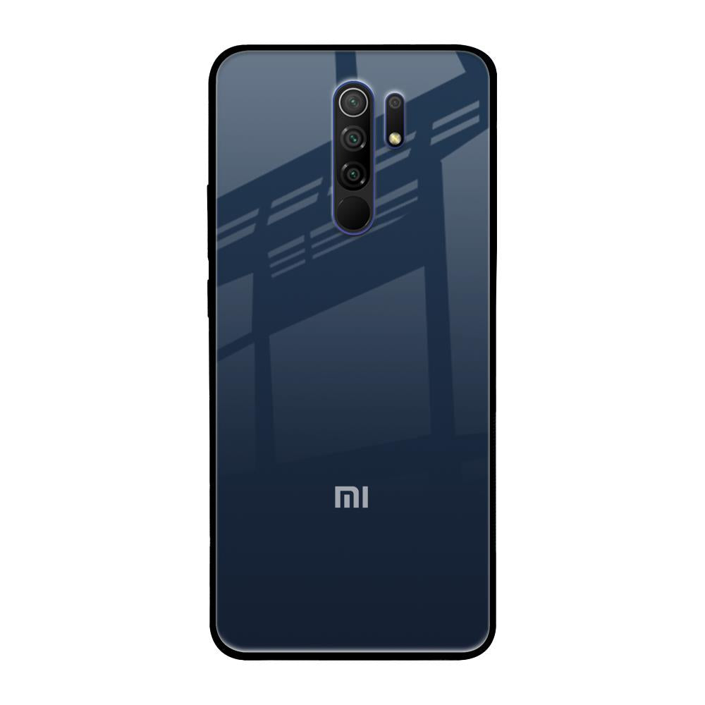 Overshadow Blue Redmi 9 prime Glass Cases & Covers Online