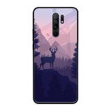 Deer In Night Redmi 9 prime Glass Cases & Covers Online