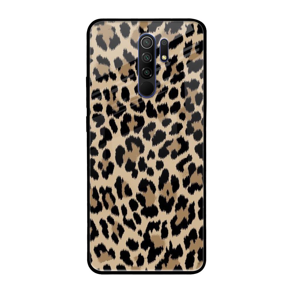 Leopard Seamless Redmi 9 prime Glass Cases & Covers Online