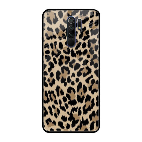 Leopard Seamless Redmi 9 prime Glass Cases & Covers Online