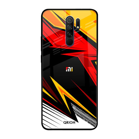 Race Jersey Pattern Redmi 9 prime Glass Cases & Covers Online