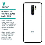 Arctic White Glass Case for Redmi 9 Prime