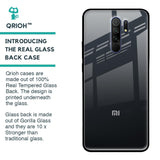 Stone Grey Glass Case For Redmi 9 prime