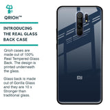 Overshadow Blue Glass Case For Redmi 9 prime