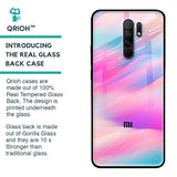 Colorful Waves Glass case for Redmi 9 Prime