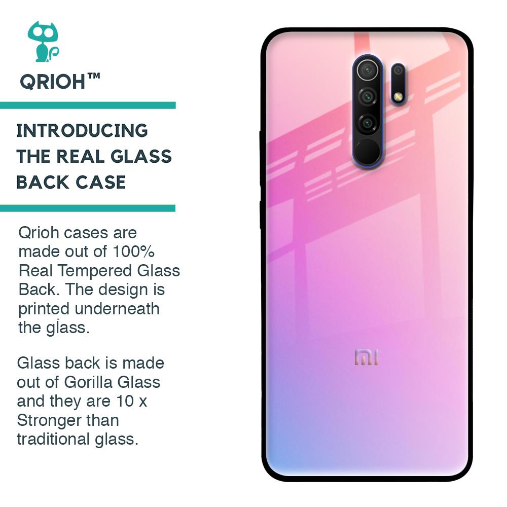 Dusky Iris Glass case for Redmi 9 Prime