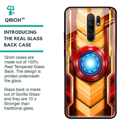 Arc Reactor Glass Case for Redmi 9 Prime
