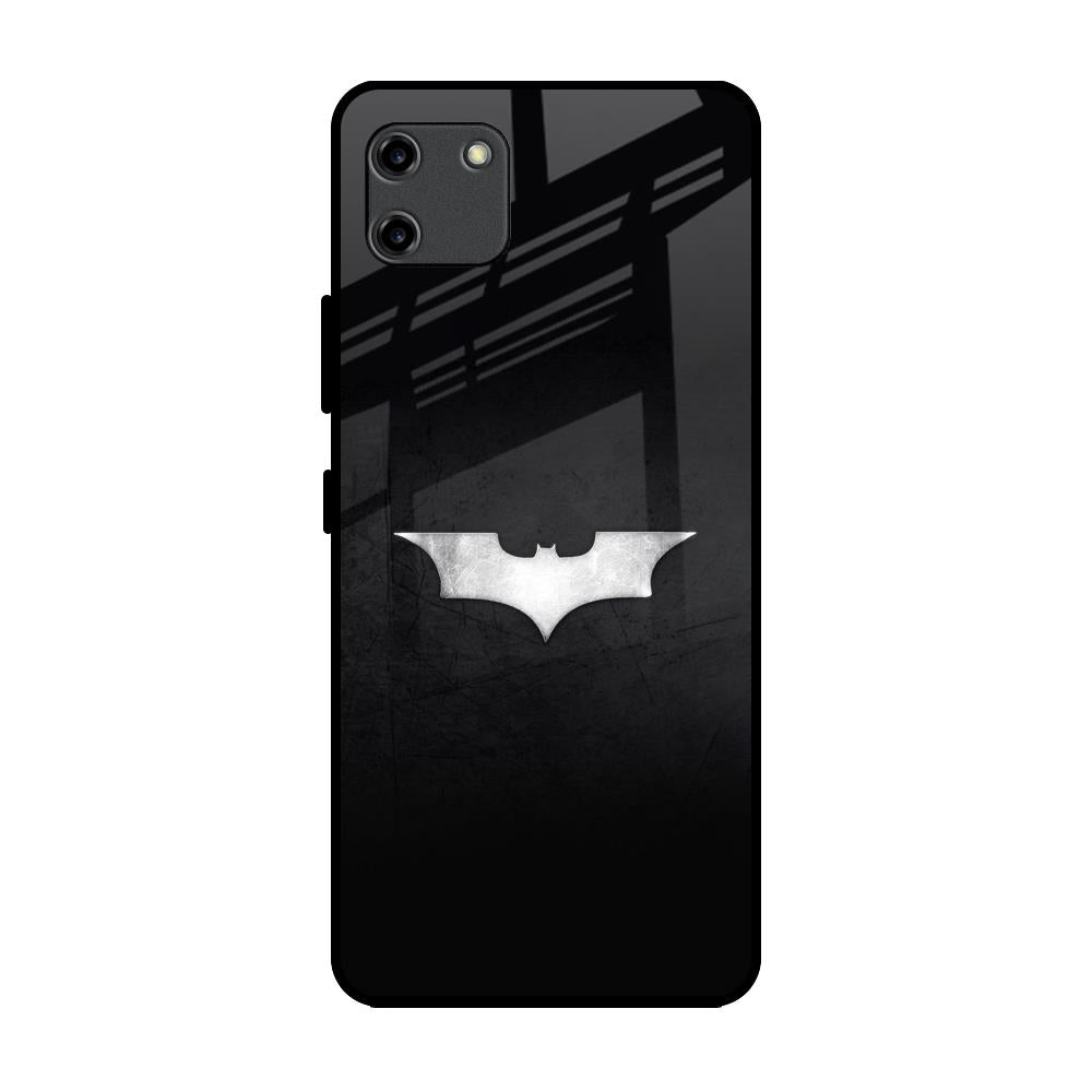Super Hero Logo Realme C11 Glass Back Cover Online