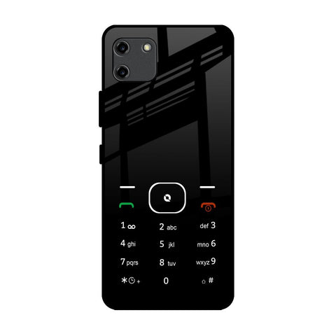 Classic Keypad Pattern Realme C11 Glass Back Cover Online