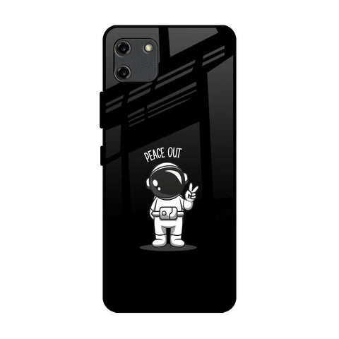 Peace Out Astro Realme C11 Glass Back Cover Online