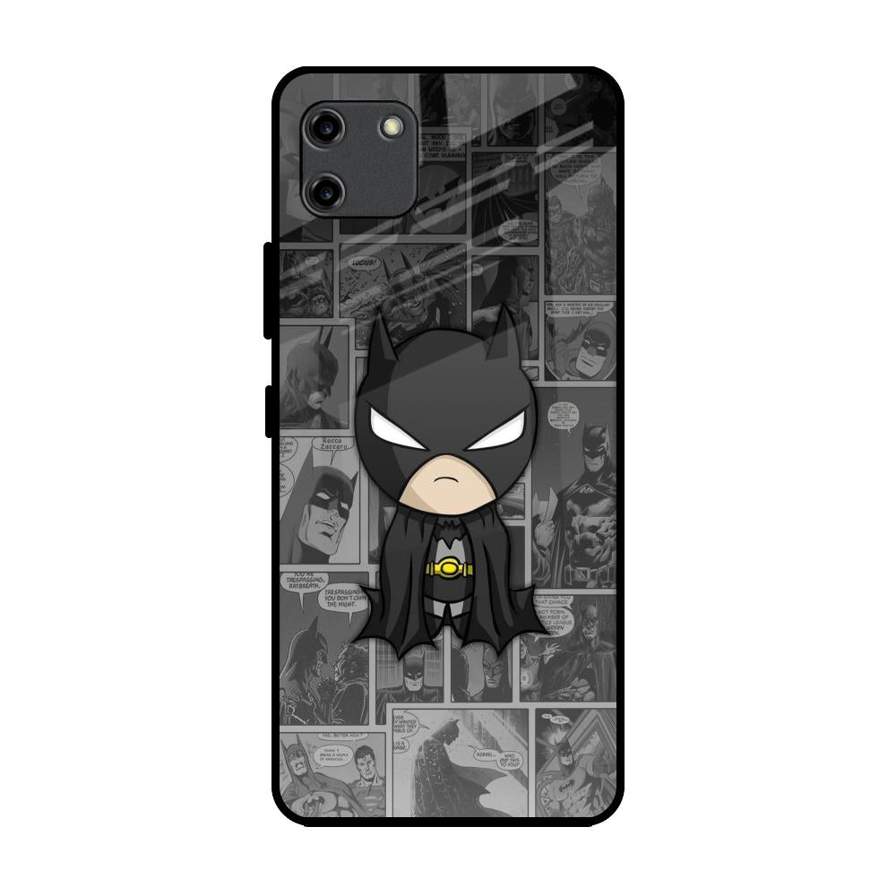 Cartoon Art Realme C11 Glass Back Cover Online