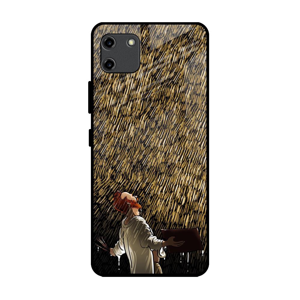 Rain Festival Realme C11 Glass Back Cover Online