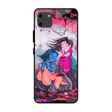 Radha Krishna Art Realme C11 Glass Back Cover Online
