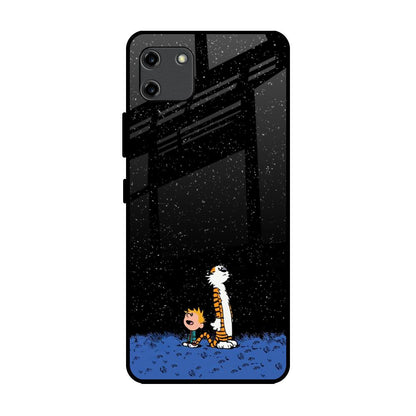 Night Sky Star Realme C11 Glass Back Cover Online
