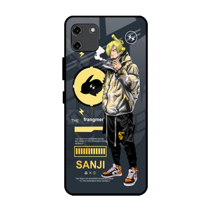 Cool Sanji Realme C11 Glass Back Cover Online