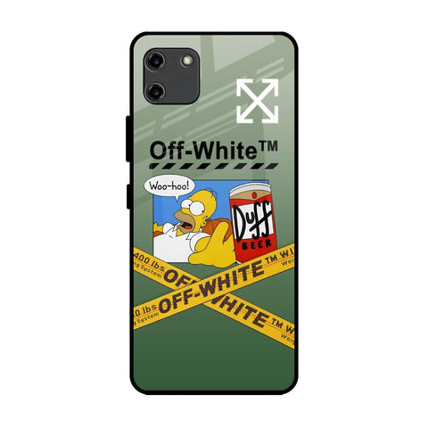 Duff Beer Realme C11 Glass Back Cover Online
