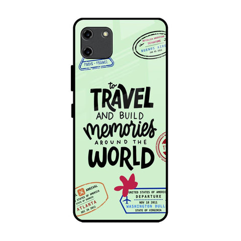 Travel Stamps Realme C11 Glass Back Cover Online