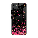 Heart Rain Fall Realme C11 Glass Back Cover Online