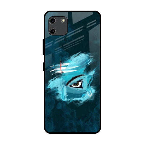 Power Of Trinetra Realme C11 Glass Back Cover Online