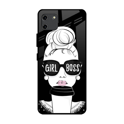 Girl Boss Realme C11 Glass Back Cover Online