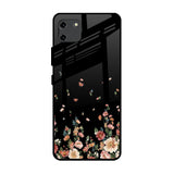 Floating Floral Print Realme C11 Glass Back Cover Online