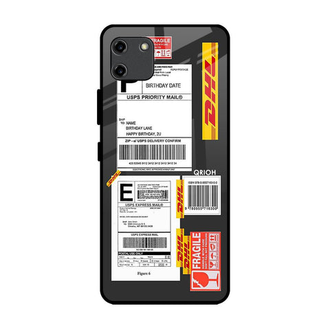 Cool Barcode Label Realme C11 Glass Back Cover Online