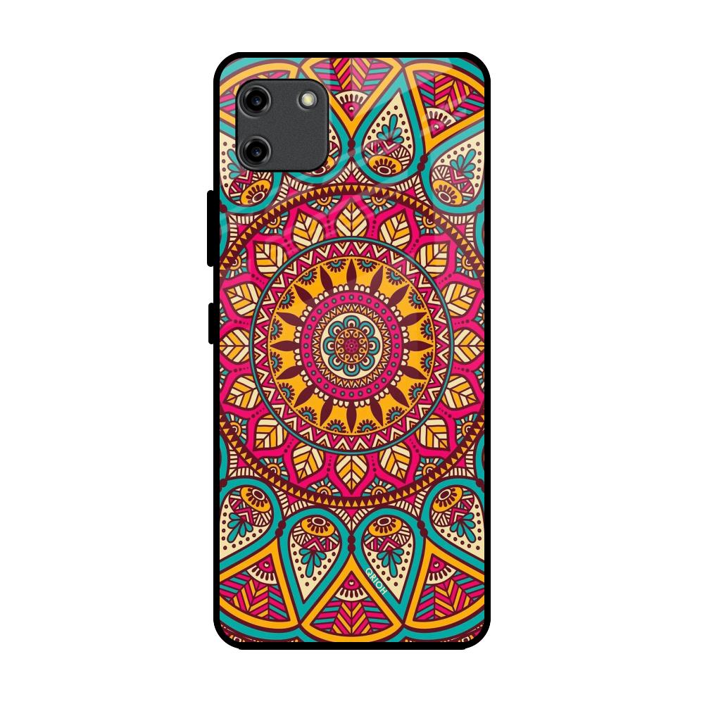 Elegant Mandala Realme C11 Glass Back Cover Online