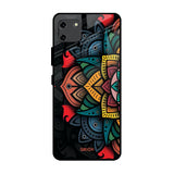 Retro Gorgeous Flower Realme C11 Glass Back Cover Online