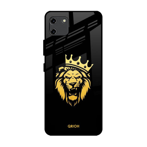 Lion The King Realme C11 Glass Back Cover Online