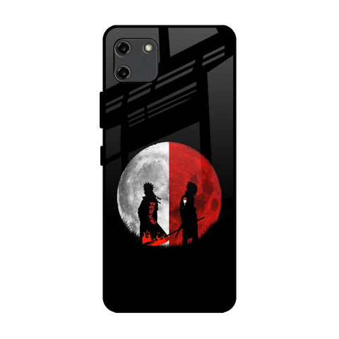 Anime Red Moon Realme C11 Glass Back Cover Online