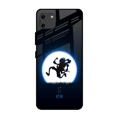 Luffy Nika Realme C11 Glass Back Cover Online