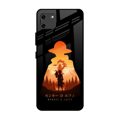Luffy One Piece Realme C11 Glass Back Cover Online